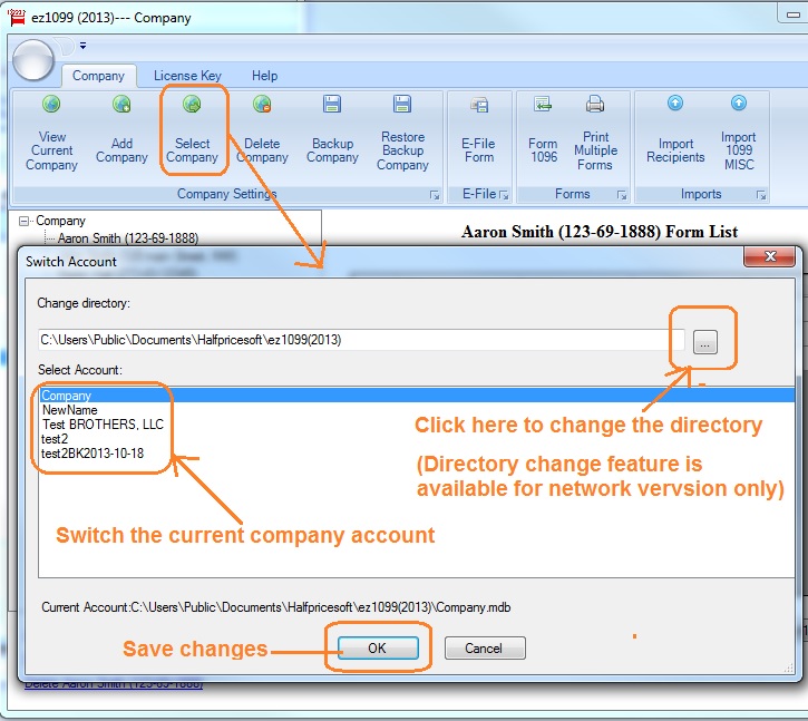 setup network version