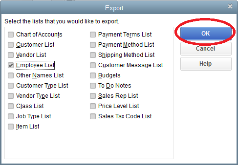 select employee list