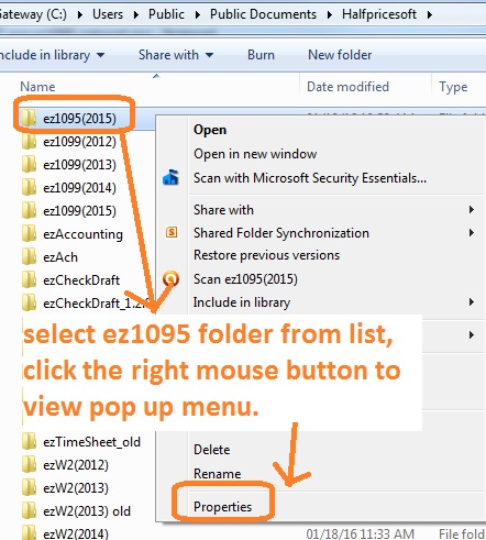 view folder permissions
