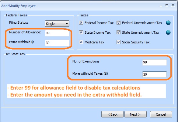 edit employee for after the fact payroll