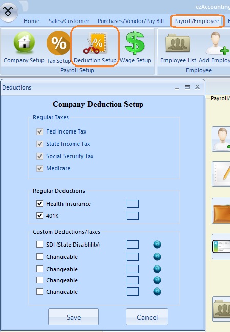 company deduction options