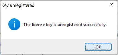ezChecKPrinting uregister key completes