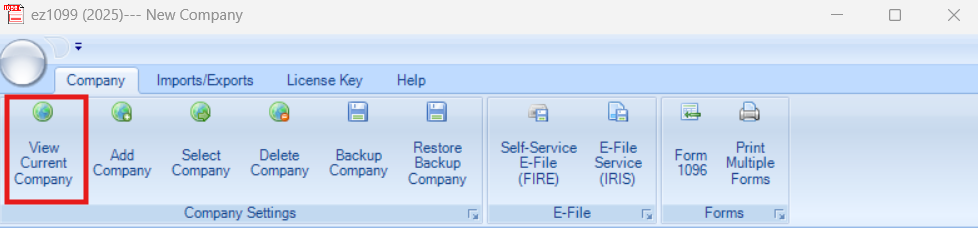 view current company