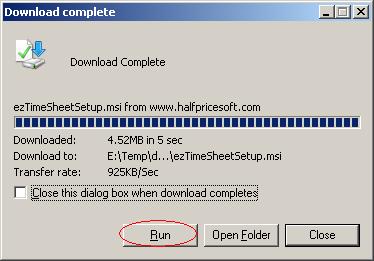 download free timesheet time tracking software