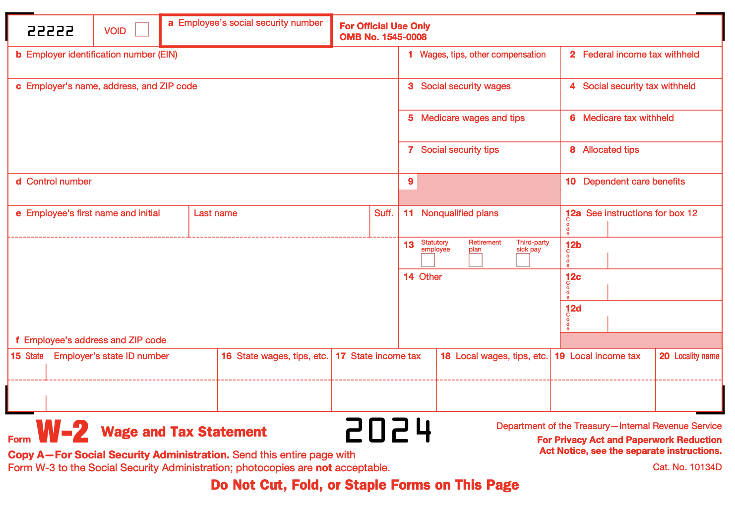 W-2 Image Example