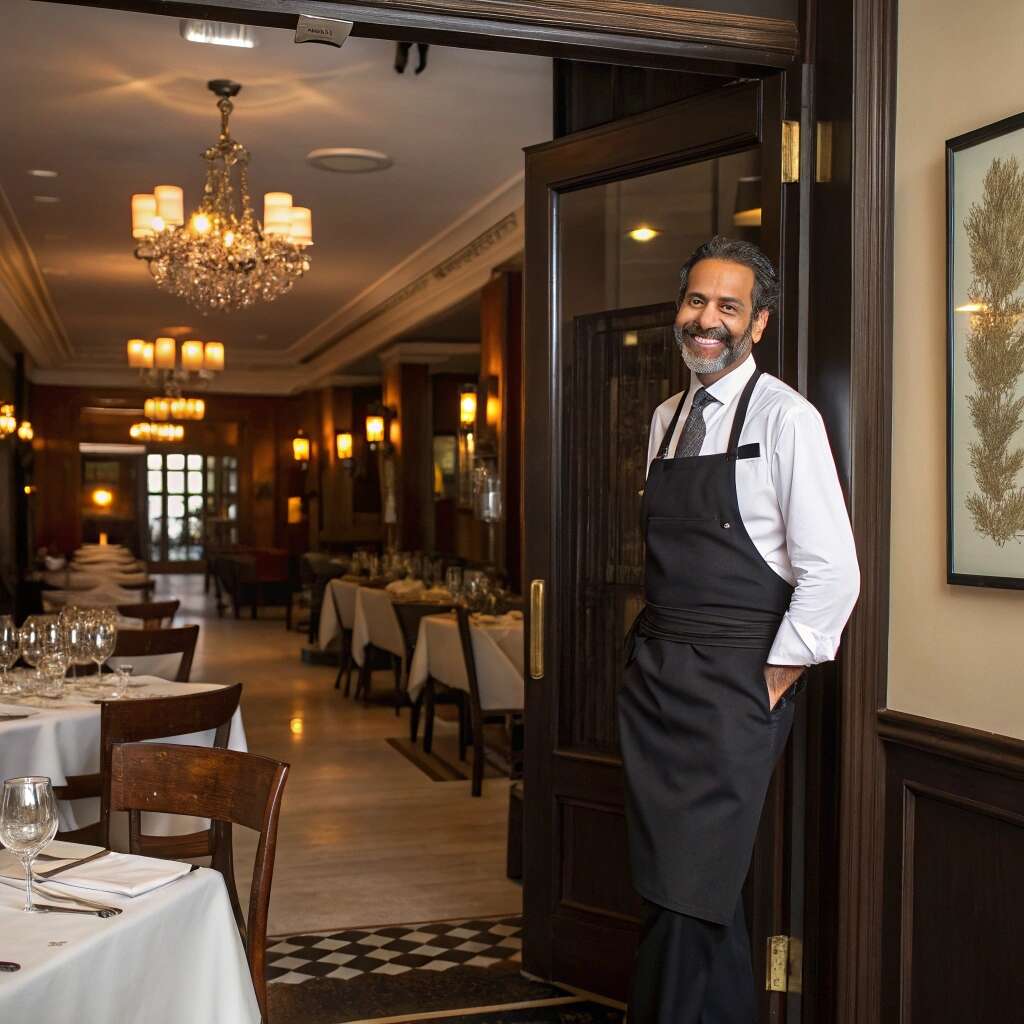 A business owner using ezCheckPrinting software