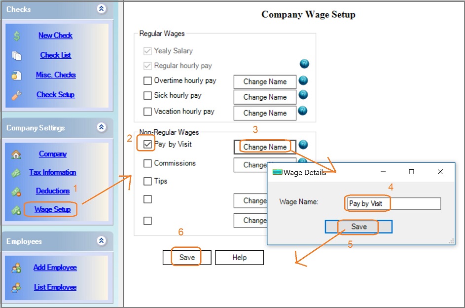 new payment by visit