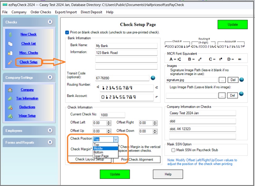 paycheck format paycheck printing