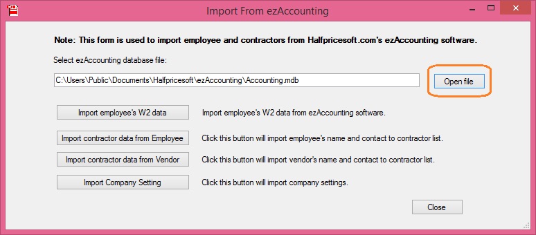 import ezAccounting data